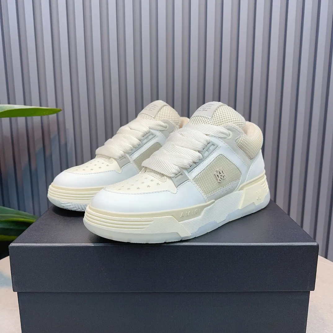 Men's shoes 💰660💰 AMIRI AMIRI trendy brand hot sale 🔥 Available all year round, couples 💑 Official website synchronization Imported fabrics 1⃣️ vs 1⃣️ replica, original factory special original sole, 35-45 (45. non-refundable)